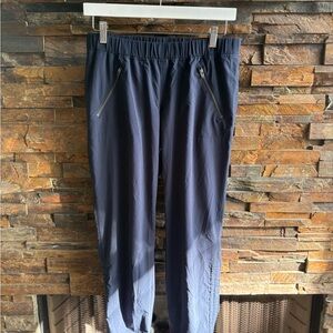 Athleta Women's Dark Blue Joggers with Zippered Pockets